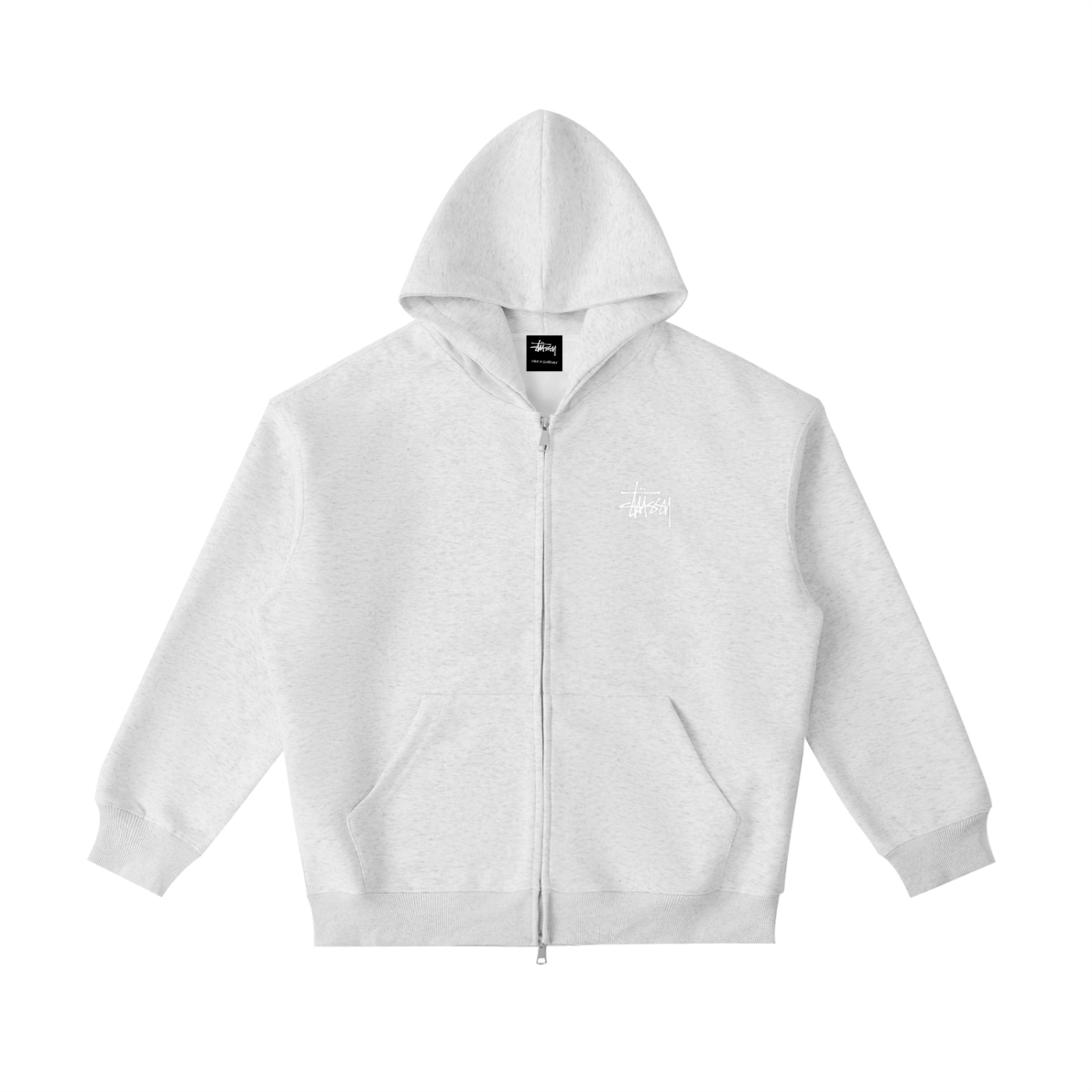 Basic Stussy Zip Hoodie